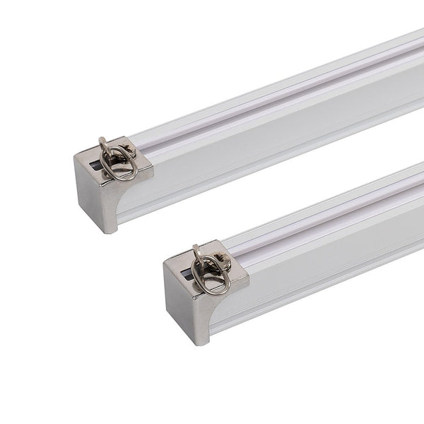 Randy & Travis Machinery 1.5M Double Curtain Tracks Aluminium Rail Brackets For Both And Sheer With Ceiling Wall Accessories Curtain Poles & Accessori