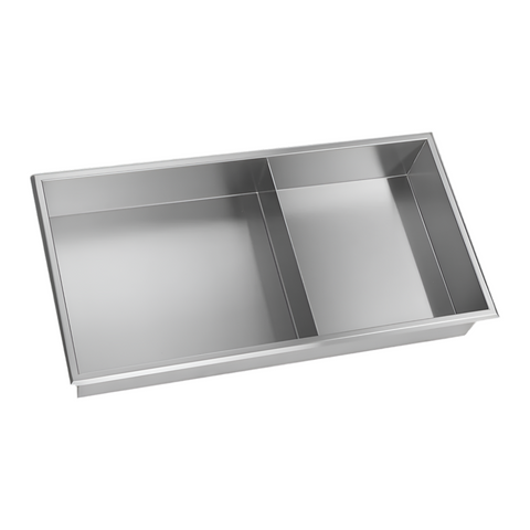 641 X 336 101Mm Shower Niche Double Shelf Organizer No Tile Needed In Stainless Steel Finish Shower Shelves & Organisers