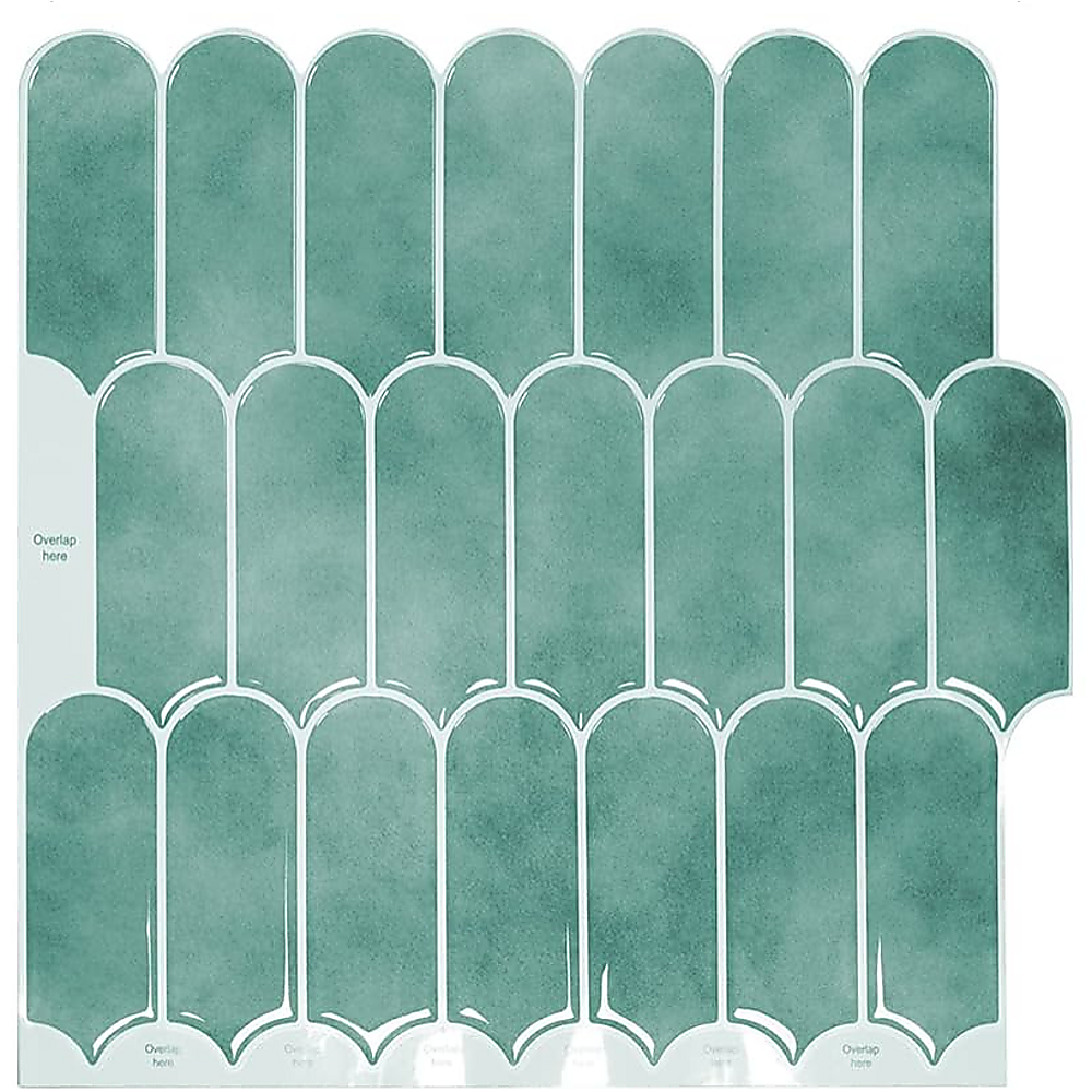 5Pcs 3D Self Adhesive Wall Stickers Waterproof Kitchen Bathroom High Temp Diy Wallpaper Rolls & Sheets