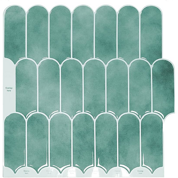 5Pcs 3D Self Adhesive Wall Stickers Waterproof Kitchen Bathroom High Temp Diy Wallpaper Rolls & Sheets