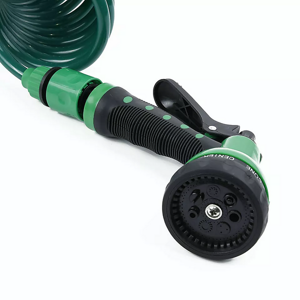 30M Garden Hose Heavy Duty Coiled Spiral Car Washing Cleaning Water Hoses