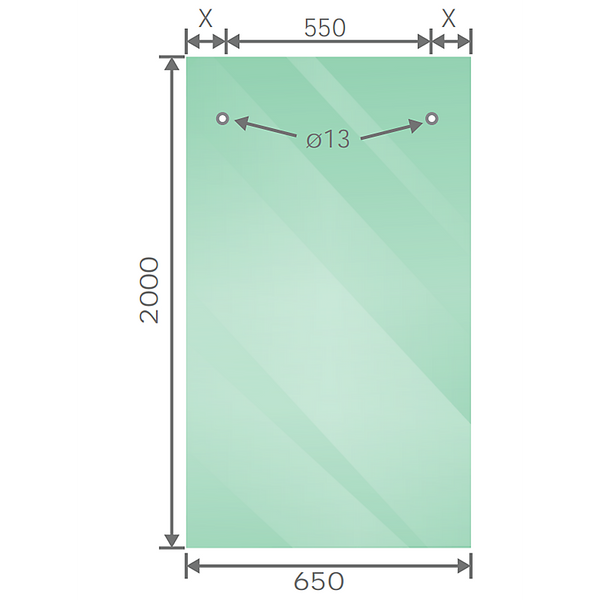 120Cm Frameless Glass Sliding Shower Door With Black Rail And Hardware Shower Doors