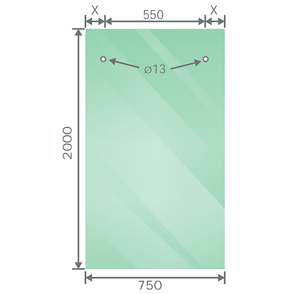 150X90cm Frameless Glass Sliding Corner Shower With Black Rail And Hardware Shower Doors