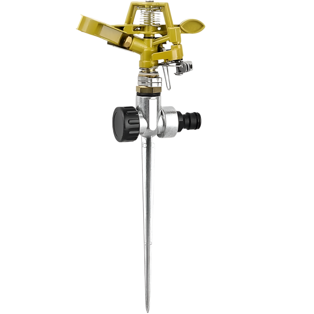 Randy & Travis Machinery Easy To Install Irrigation Sprinkler 360 Degree Rotating Gun Zinc Alloy Rocker Lawn Sprinklers & Sprinkler Heads