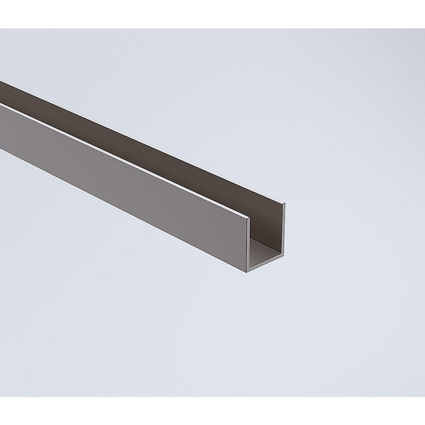 70Cm Reeded Single Shower Glass Screen With Gunmetal Wall Channel Shower Doors