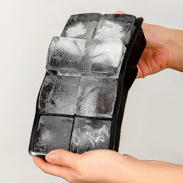 2X Ice Cube Tray Ball Mould Silicone For Whisky tails Ice Cubes Trays & Moulds