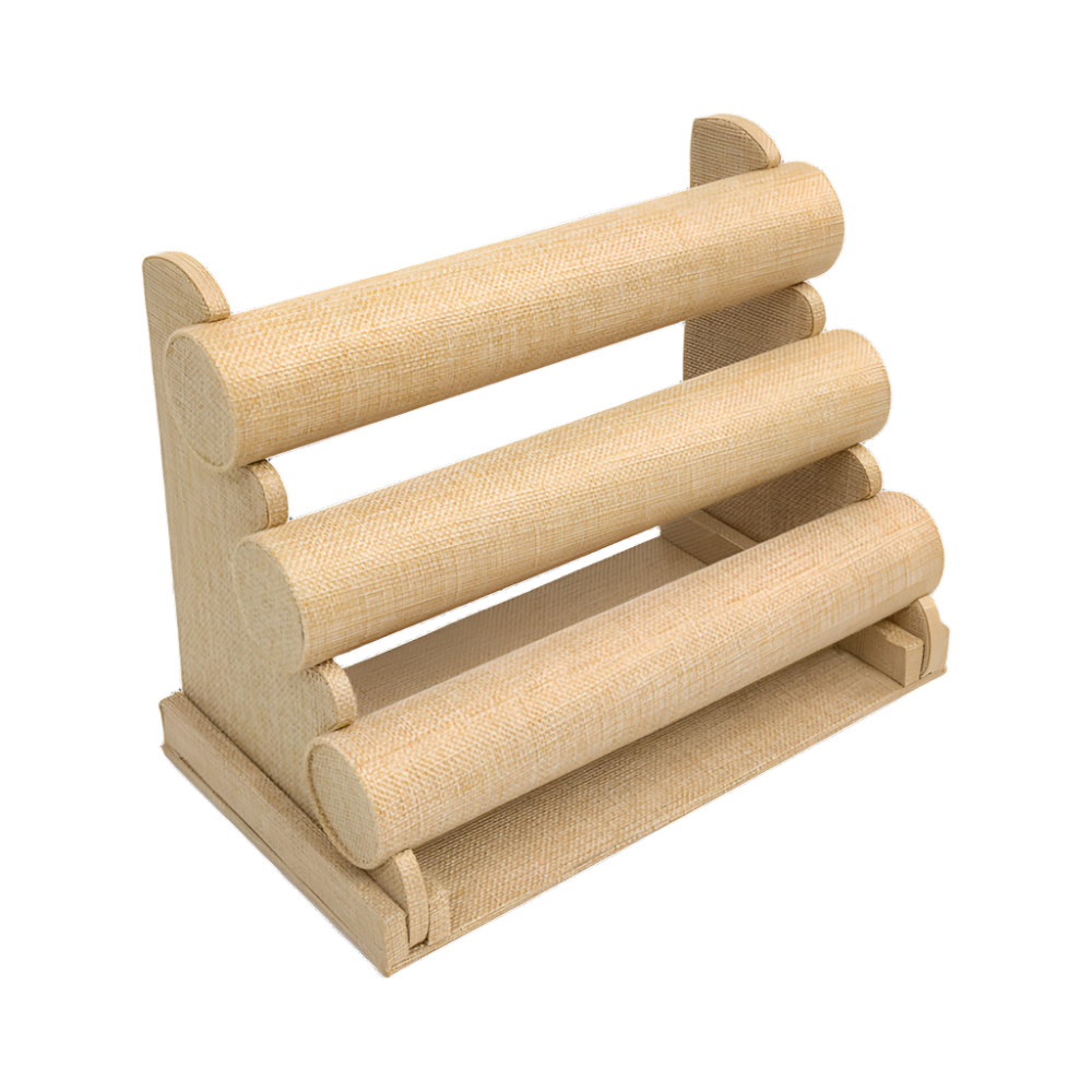 3 Tier Triple Bar Jewellery Display Rack Storage & Display