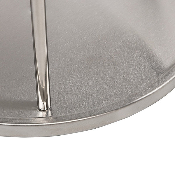 2 Tier Rack Lazy Susan Organiser Steel Kitchen Pantry Cabinet Storage Racks & Holders