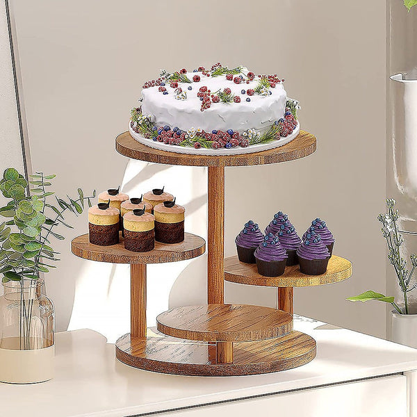 4 Tier Round Dessert Stand Tower Cake Cupcake Display Other Baking Accessories