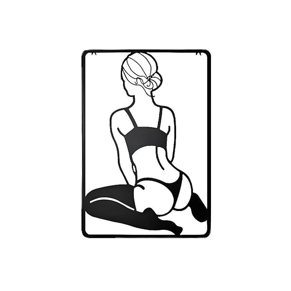 3Pc Modern Metal Decor Abstract Minimalist Decoration Wall Art