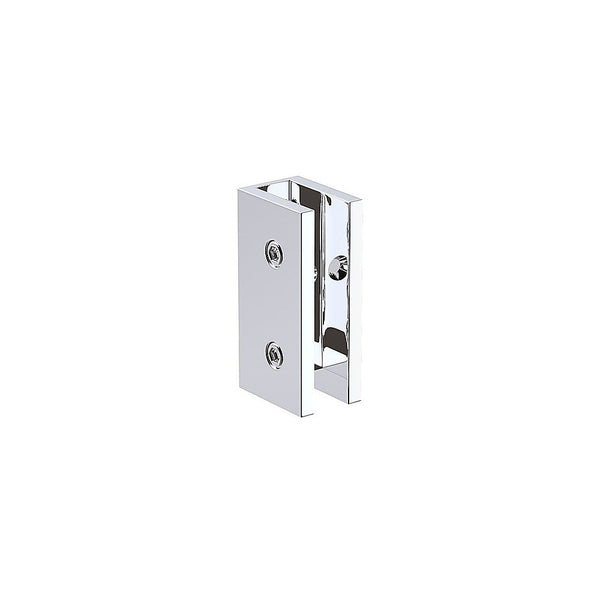 Della Francesca 1 Sets Of 90X200cm Single Shower Glass Screen With Chrome U Brackets & Round Pole Shower Enclosures