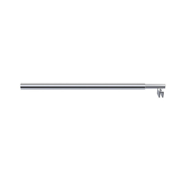 Della Francesca 1 Sets Of 90X210cm Single Shower Glass Screen With Chrome U Brackets & Round Pole Shower Enclosures
