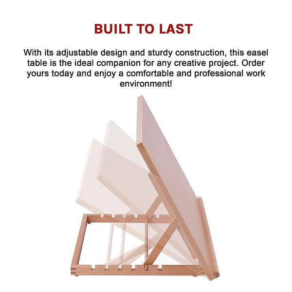 Randy & Travis Machinery A2 Art Craft Easel Table Wooden Drawing Board Artist Adjustable Workstation Drawing Boards & Tables
