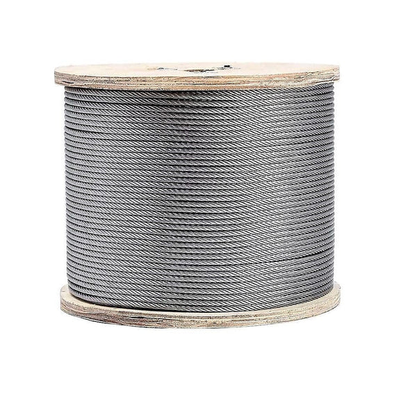 50M Stainless Steel Wire Rope Cable 5Mm 316 A4 7X7 Balustrade Fence Other Building Materials