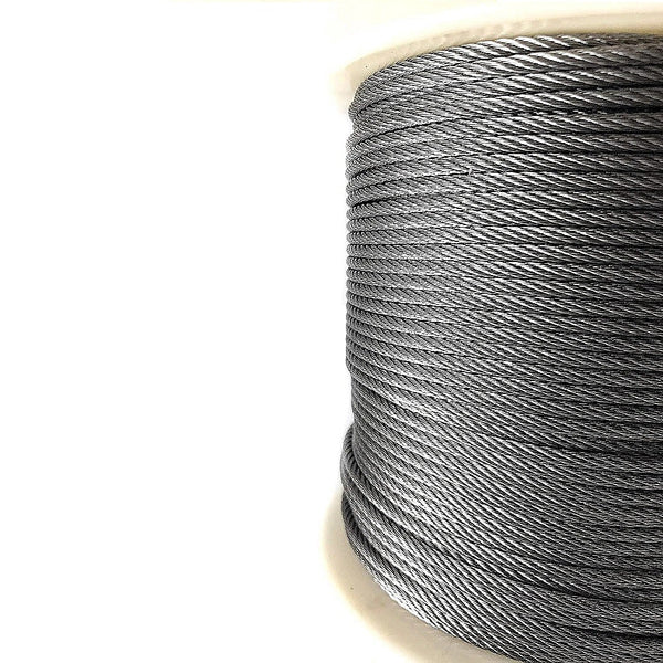 50M Stainless Steel Wire Rope Cable 5Mm 316 A4 7X7 Balustrade Fence Other Building Materials