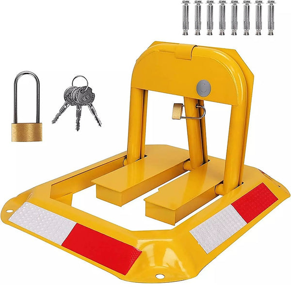 Parking Space Lock Folding Barrier Bollard Safety Cones Posts Barriers