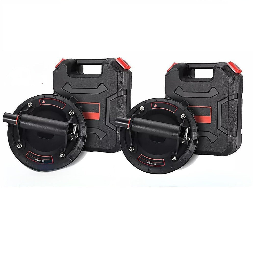 Randy & Travis Machinery 2X20cm 500Kg Vacuum Suction Cup Glass Lifter Granite Sucker Pump Heavy Duty Other Hand Tools