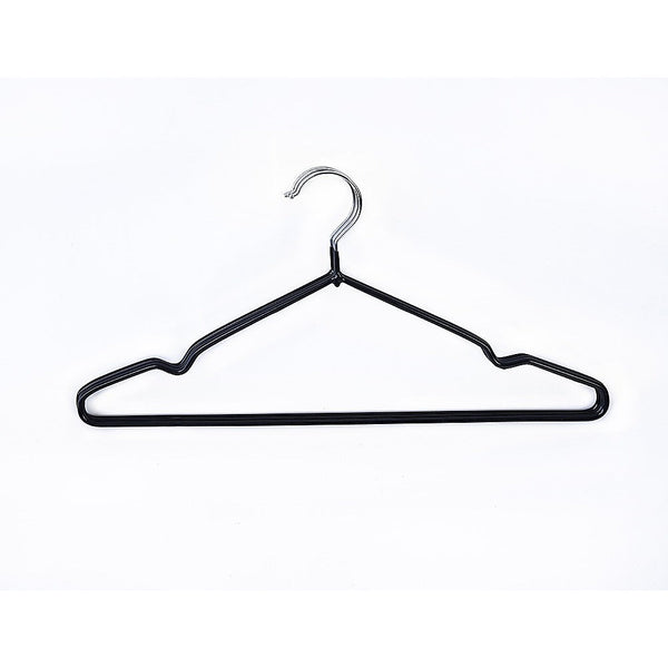 Randy & Travis Machinery 100X Metal Non Anti Slip Rubber Coated Wire Suit Clothes Hangers