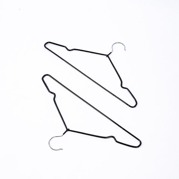 Randy & Travis Machinery 100X Metal Non Anti Slip Rubber Coated Wire Suit Clothes Hangers