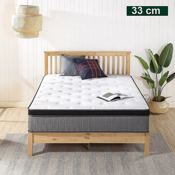 Palermo Mattress Queen Euro Top Pocket Spring Motion Isolation Certipur Us Mattresses
