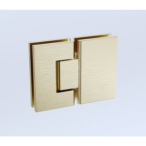 180 Degree Brass Glass To Shower Door Hinge In Gold Door Hinges