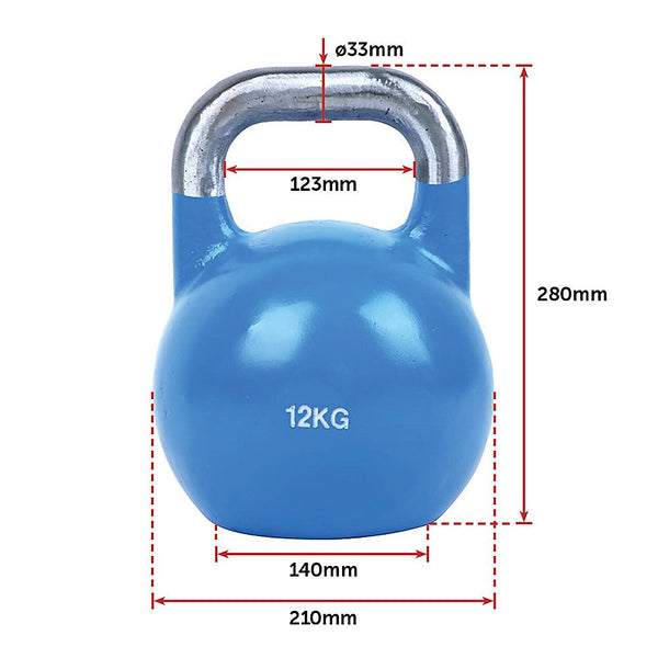 12Kg Pro Grade Steel Kettlebell Kettlebells