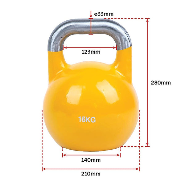 16Kg Pro Grade Steel Kettlebell Kettlebells