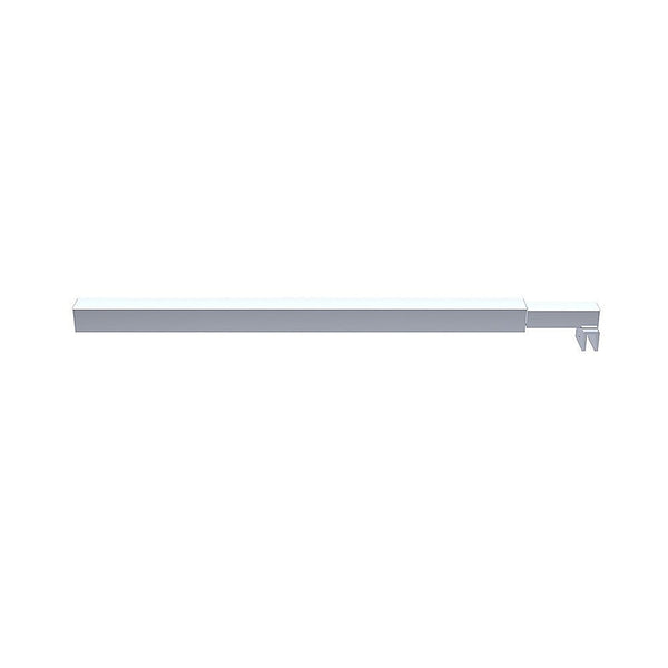 Palermo Glass Shower Screen Square Stabilising Pole In Chrome Shower Enclosures
