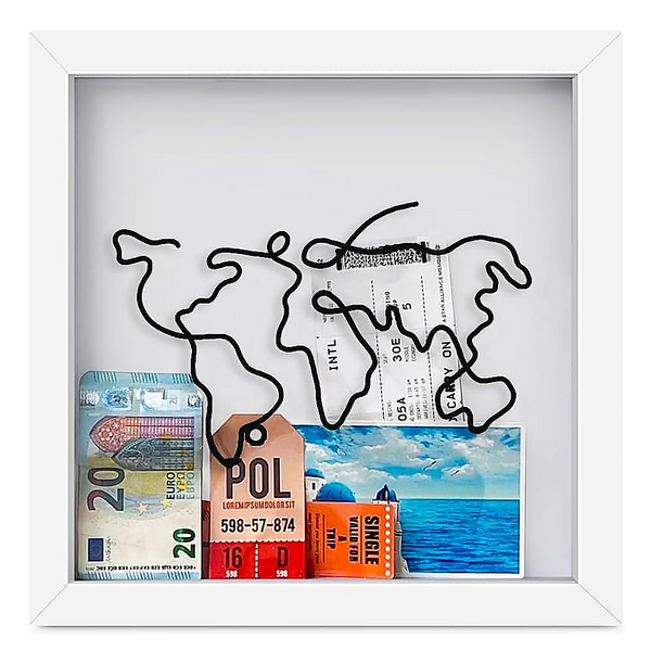 Explorer Memory Box Keepsake Picture Frame Wall Table Photo Frames