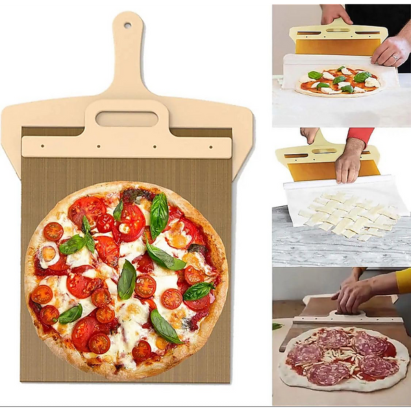 Randy & Travis Machinery Pizza Slider Transfer Sliding Magic Peel Paddle Pizza Paddles