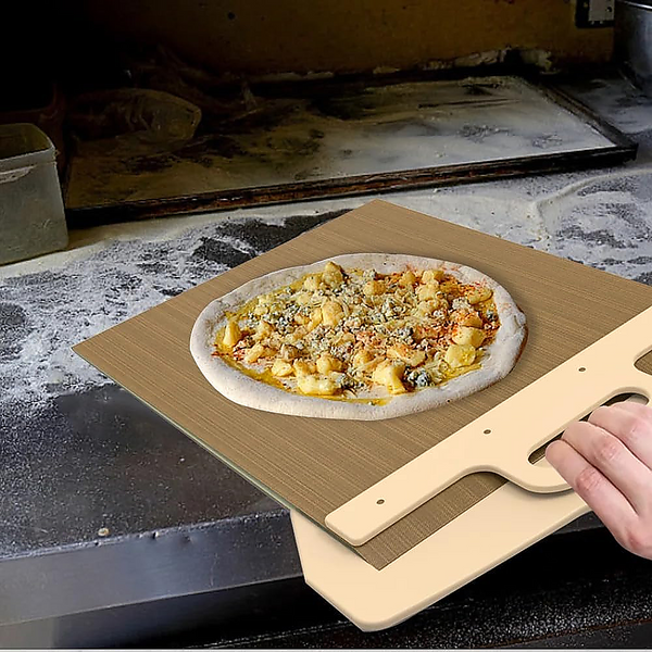 Randy & Travis Machinery Pizza Slider Transfer Sliding Magic Peel Paddle Pizza Paddles