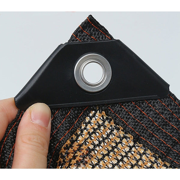 Bariloche 15M X 2M Fence Windscreen Privacy Screen Shade Cover Coffee Fabric Mesh Garden Garden Privacy Screens