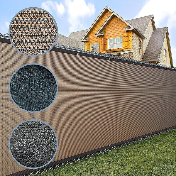 Bariloche 15M X 2M Fence Windscreen Privacy Screen Shade Cover Dark Green Fabric Mesh Garden Garden Privacy Screens