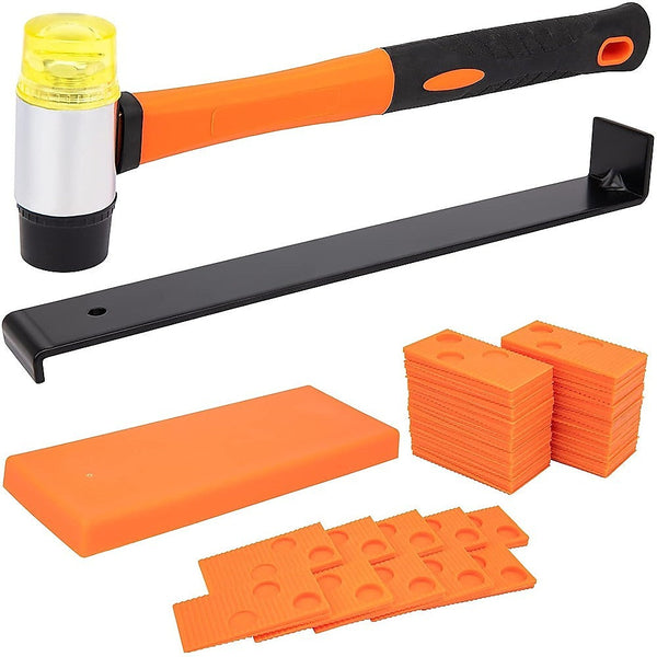48Pc Laminate Wood Flooring Installation Kit Tapping Block Rubber Mallet Other Flooring & Tiles