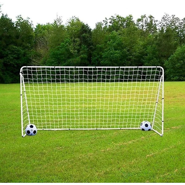 3.6M X 1.9M Soccer Goal Net Steel Post Frame Backyard Football Training Set Training Aids