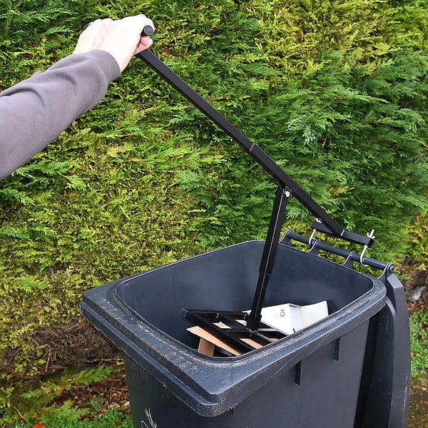 Wheelie Bin Compactor Manual Press Household Rubbish Trash Recycling Bins Rubbish Bins