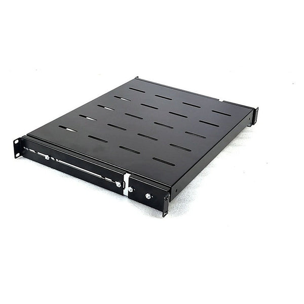 Sliding Rack Server Shelf For 1U 19" 4 Post Mount Adjustable 15" 22" Rackmount Cabinets & Frames