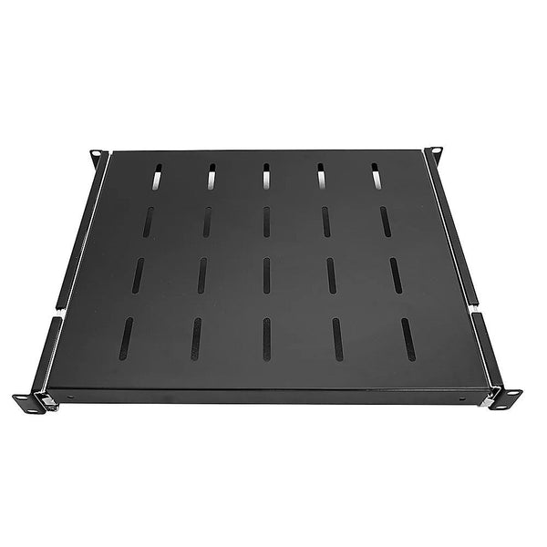 Sliding Rack Server Shelf For 1U 19" 4 Post Mount Adjustable 15" 22" Rackmount Cabinets & Frames