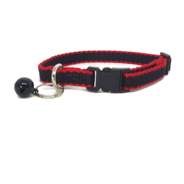 Dog Collars Moondidley Pets 100% Pure Bamboo Fibre Cat Collar Plastic Buckle Black