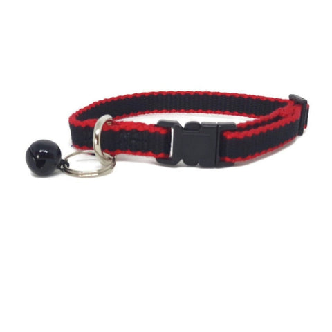 Dog Collars Moondidley Pets 100% Pure Bamboo Fibre Cat Collar Plastic Buckle Black