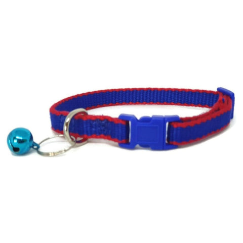 Dog Collars Moondidley Pets 100% Pure Bamboo Fibre Cat Collar Plastic Buckle Navy