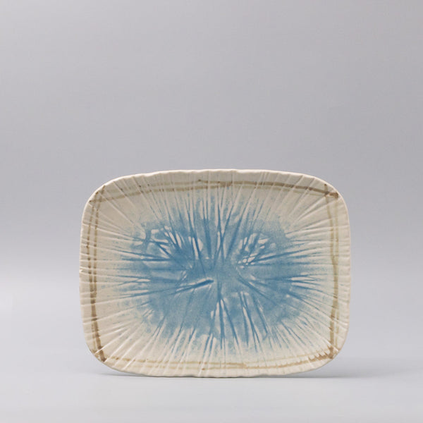 Sushi Platter 25.8X19.8Cm Okinawa Glaze Platters