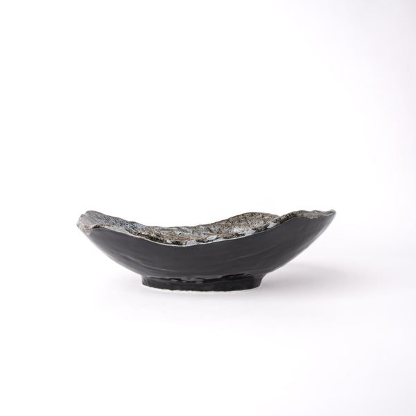 Sushi Plate 22Cm Shiranami Glaze Plates