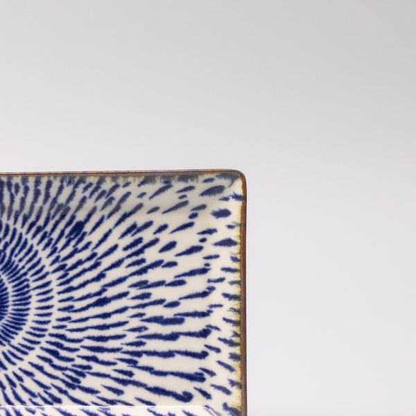 Sushi Plate 25Cm Speckled Swirl Design Plates