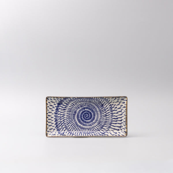 Sushi Plate 25Cm Speckled Swirl Design Plates