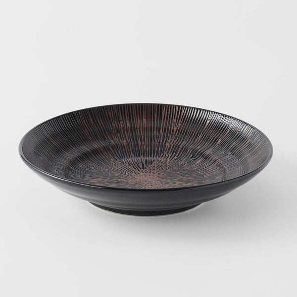 Serving Bowl 28.5Cm Bronze Converging Glaze Bowls