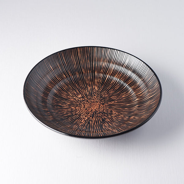 Serving Bowl 28.5Cm Bronze Converging Glaze Bowls