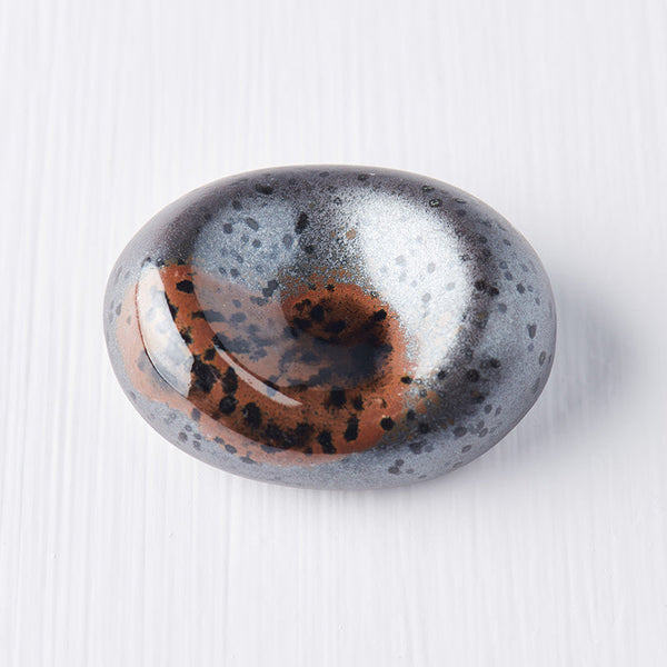 Chopstick Rest Pebble Matt Black Glaze Chopsticks