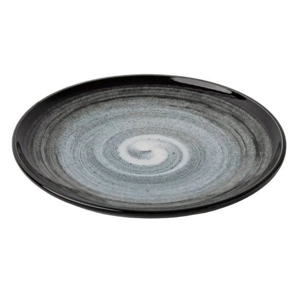 Side Plate 19Cm Blue Cloud Glaze Plates