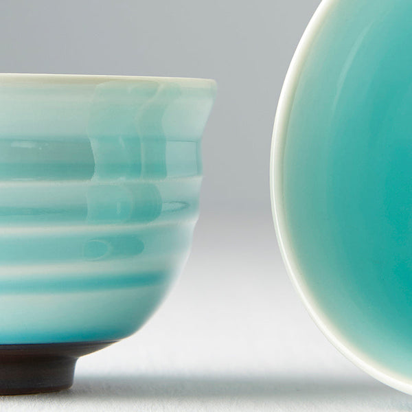Tea Cup 140Ml Celadon Glaze Cups & Saucers